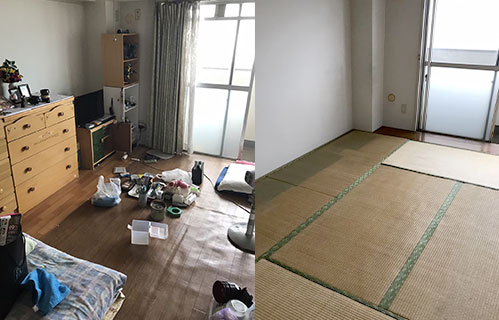 松戸市U様より遺品整理でご利用いただきました